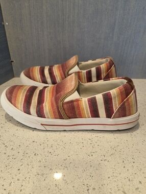 Pendleton Striped Slip- On Shoes